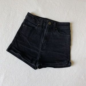 BDG Black High-Waisted Shorts